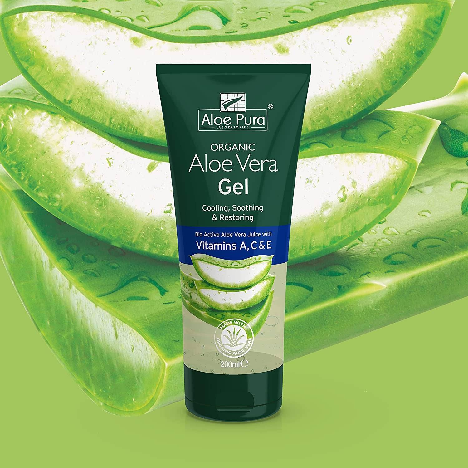 Aloe Pura Aloe Vera Gel With Vitamins A C And E - Image 4