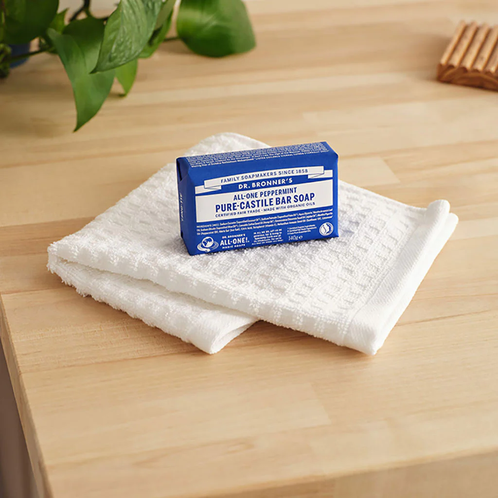 Dr Bronners All One Peppermint Pure Castile Bar Soap - Image 3