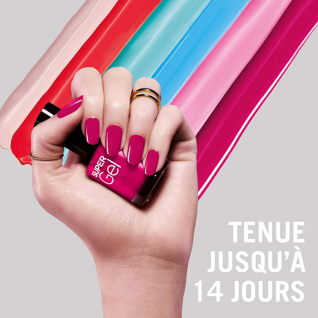 Rimmel  Super Gel Nail Step 1 Varnish 026 Sun Fun Daze - Image 3